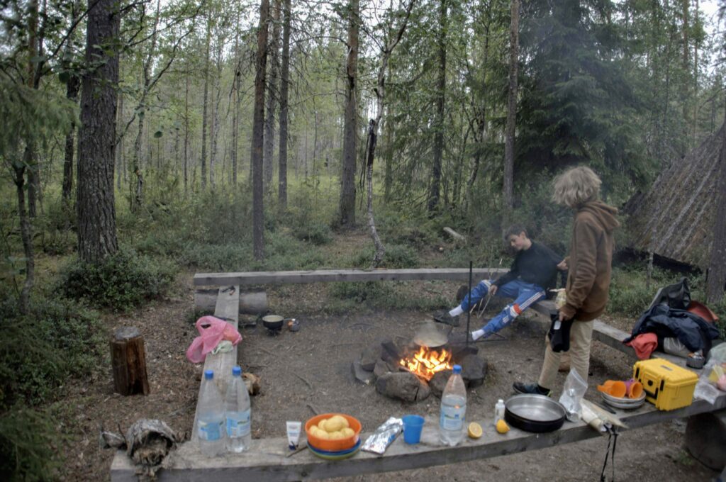 La place à feu réglementaire.